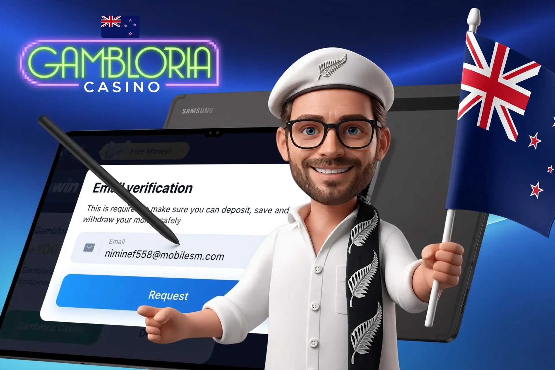 Details of the identity verification procedure on the Gambloria Casino platform